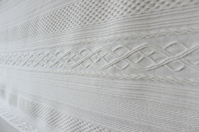 JC綿ジャガードニット　アラン